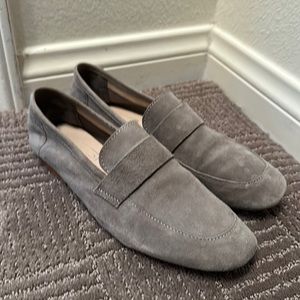 Grey Suede loafers from Spain, barely worn